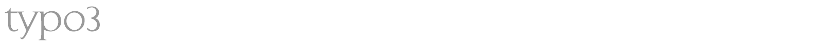 Typo 3 font preview