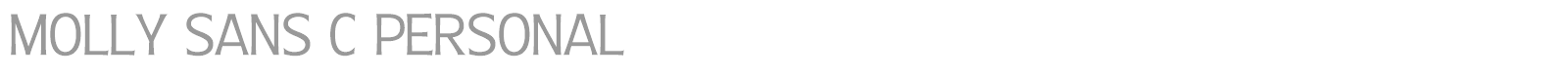 Molly Sans font preview