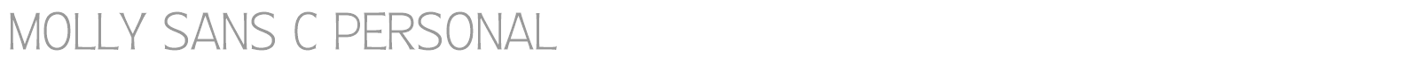 Molly Sans font preview