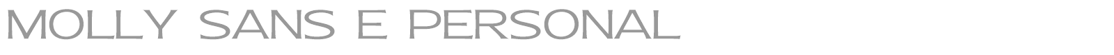Molly Sans font preview