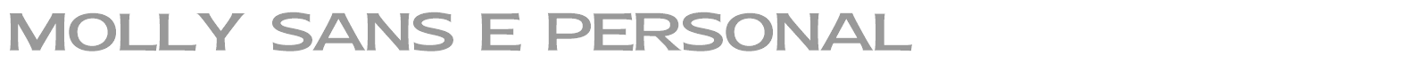 Molly Sans font preview