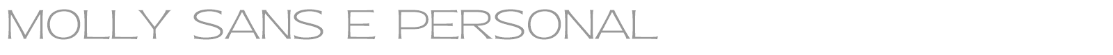 Molly Sans font preview