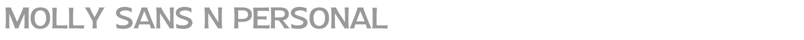 Molly Sans font preview