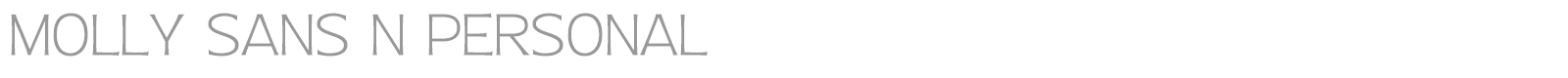 Molly Sans font preview