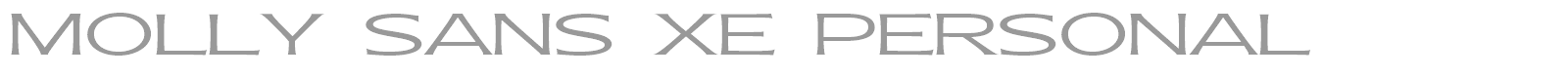 Molly Sans font preview