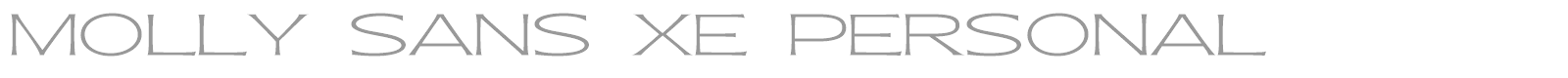 Molly Sans font preview