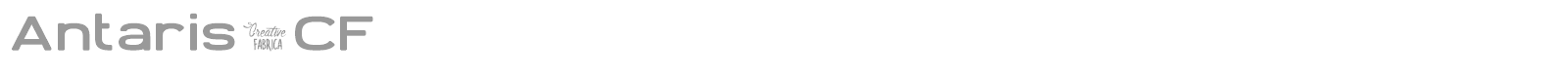 Antaris CF font preview