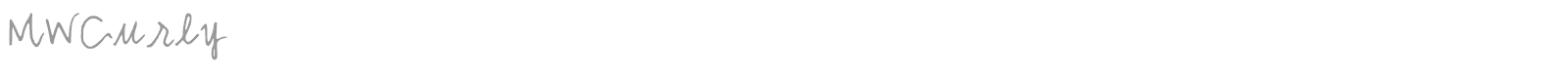 MW Curly font preview