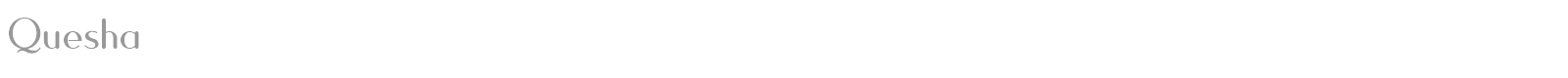 Quesha font preview