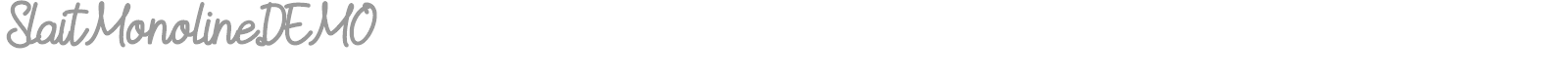 Slait font preview