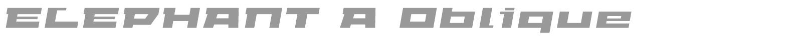 Elephant A font preview
