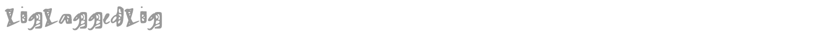 Zig Zagged Zig font preview