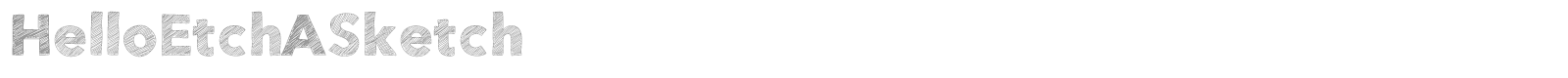 HelloEtchASketch font preview