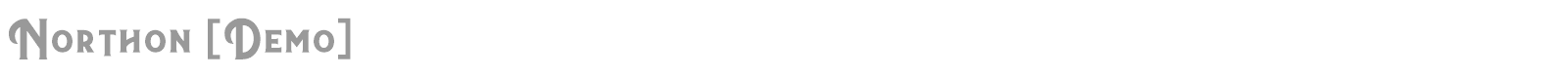 Northon font preview