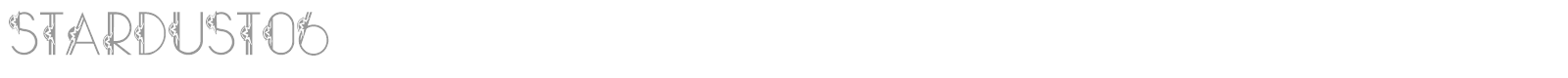 Stardust 06 font preview