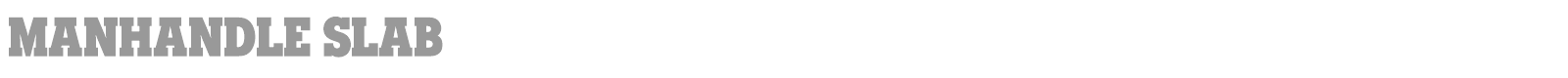 Manhandle Slab font preview
