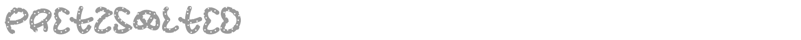 Pretz font preview