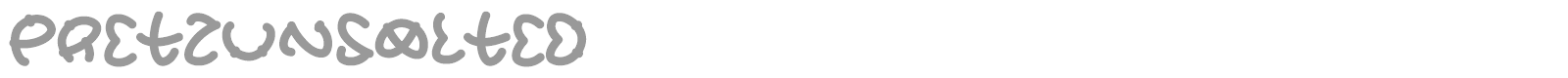 Pretz font preview