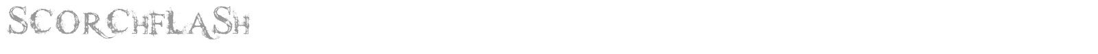 Scorch Flash font preview