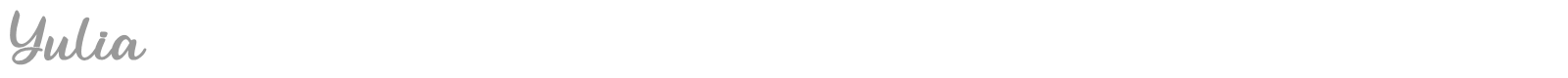 Yulia font preview