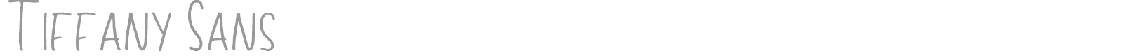 Tiffany Script font preview