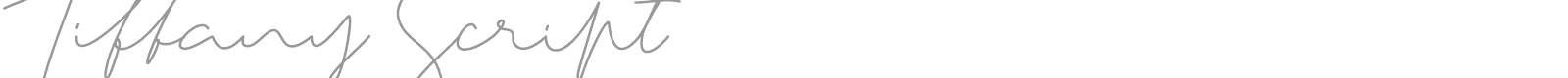 Tiffany Script font preview