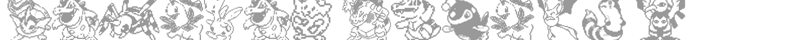 Pokemon Pixels font preview