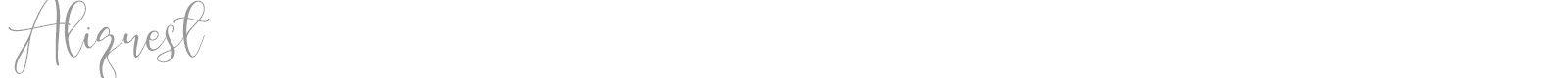 Aliquest font preview