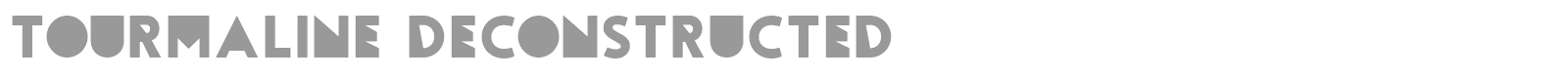 Tourmaline font preview