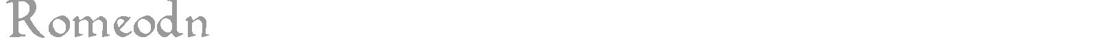 Romeo DN font preview