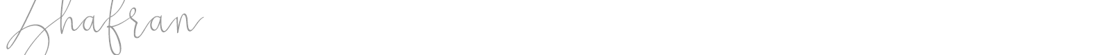 Zhafran font preview