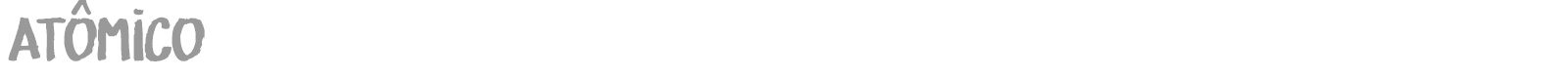 Atômico font preview