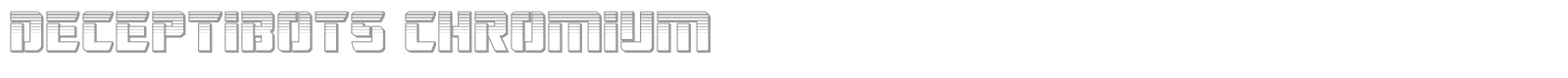 Deceptibots font preview