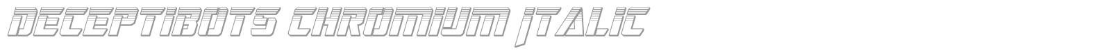 Deceptibots font preview