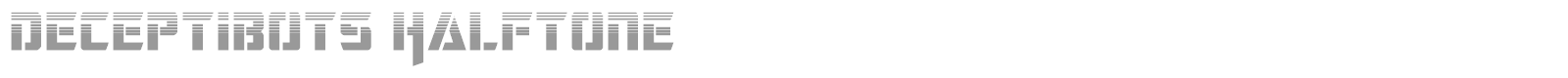 Deceptibots font preview