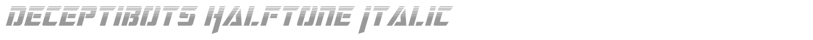 Deceptibots font preview