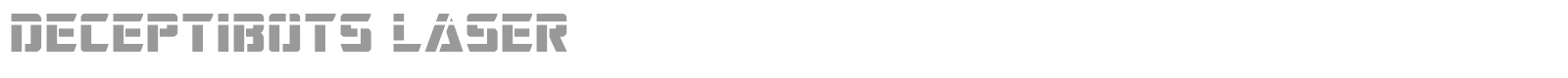Deceptibots font preview