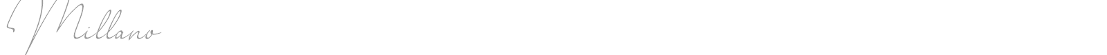 Millano font preview