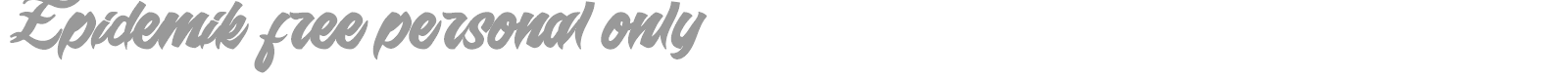 Epidemik font preview