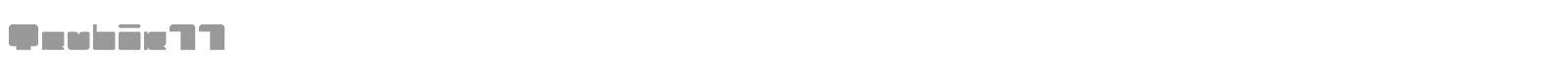 Trubik 77 font preview