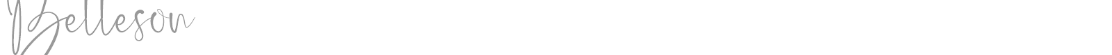 Belleson font preview