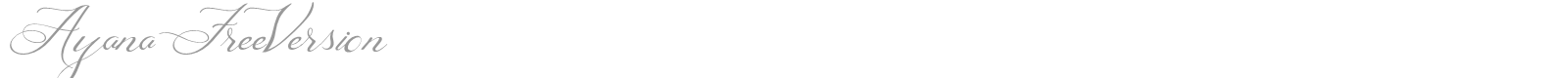Ayana font preview