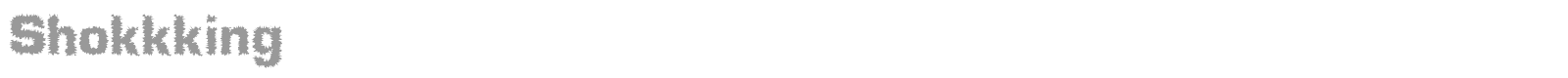 Shokkking Black font preview