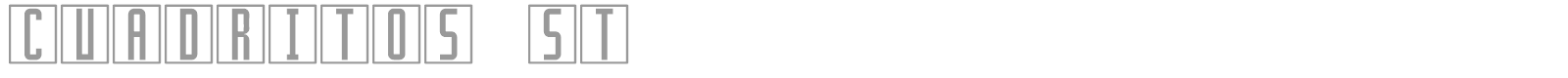 Cuadritos St font preview