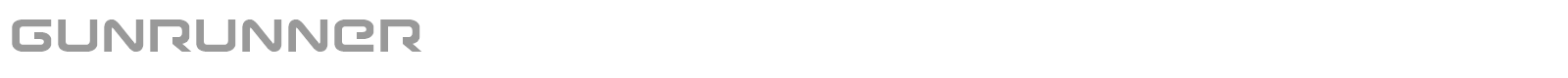 Gunrunner font preview