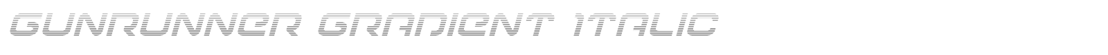 Gunrunner font preview