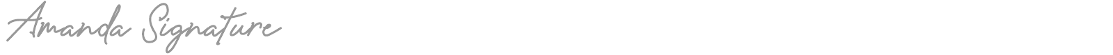 Amanda Signature font preview