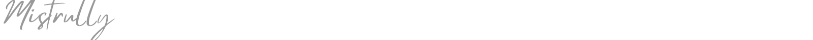 Mistrully font preview