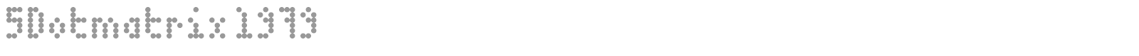 5 Dotmatrix 1979 font preview