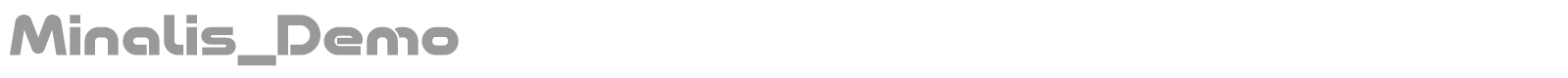 Minalis font preview